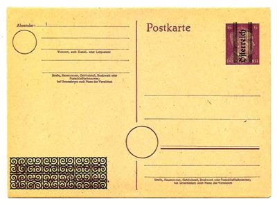Poststück - Österr. 1945, - Stamps