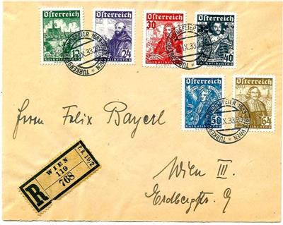 Poststück - Österr., - Briefmarken