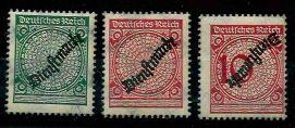 (*) - D.Reich Dienst Nr. 100 I, - Briefmarken