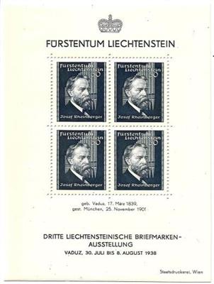 ** - Liechtenstein Block Nr. 3   MI - Briefmarken