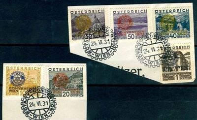 Briefstück - Österreich Nr. 518/23 (Rotarier) auf - Briefmarken
