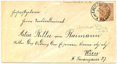 Poststück - Bosnien-Hercegowina 1905 - 2 echt gelaufene Briefe frankiert mit Nr. 15 in LZ 6 1/2 - Briefmarken