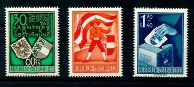 ** - Österreich   ANK Nr. 964/66 (Kärntner Abstimmung), - Briefmarken