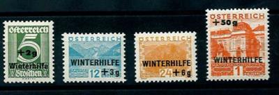 ** - Österreich Nr. 563/66 (WH I), - Briefmarken