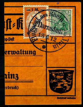 Briefstück - D.Reich Nr. IV (Gelber - Briefmarken