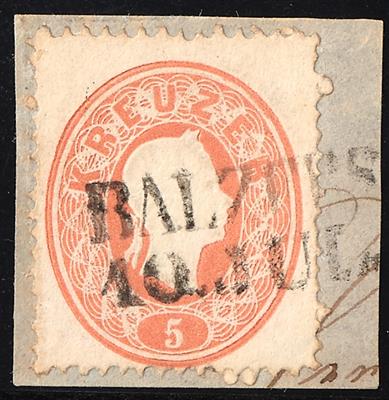 Briefstück - Liechtenstein Vorläufer Nr. 20 "BALZERS / 10. JUL.", - Briefmarken