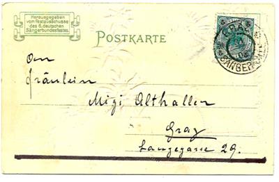 Poststück - Österr. Monarchie 1902 Sonderstempel - Briefmarken