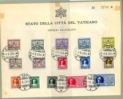 Briefstück - Vatikan Nr. 1/15 mit Stempel - Stamps