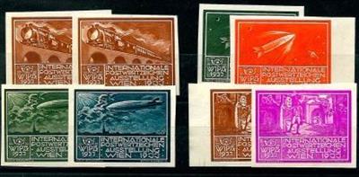**/* - Partie Vignetten zur WIPA 1933, - Stamps
