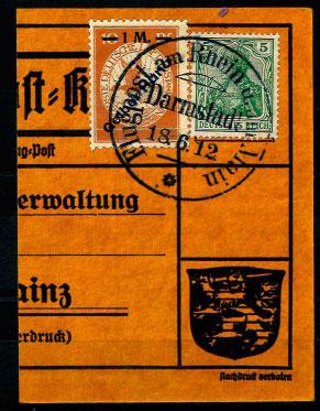 Briefstück - D.Reich Nr. IV (Gelber - Stamps