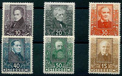 * - Österreich Nr. 524/29 (Dichter), - Briefmarken