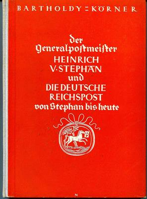 Literatur: B. Körner: Der Generalpostmeister und die D.Reichspost (aus 1938) mit Abbildungsteil, - Francobolli