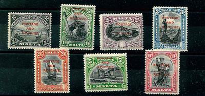 */gestempelt - Sammlung Malta ca. 1922/1930 mit - Stamps