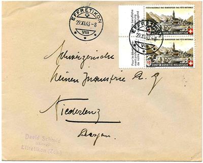 Kl. Partie Poststücke div. Europa - u.a. D.Reich, - Briefmarken