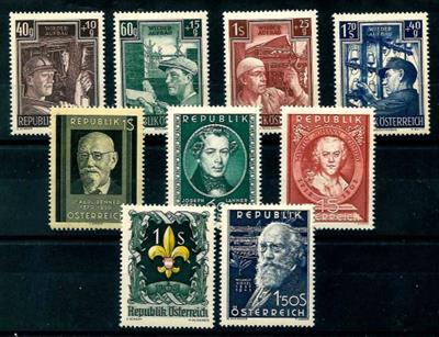 ** - Österr. Jahrgang 1951 kpl., - Briefmarken