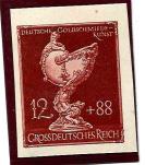 ** - D.Reich Nr. 903U 12+88 Pfg. Goldschmiedekunst ungezähnt), - Briefmarken