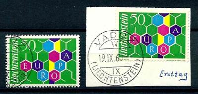gestempelt/Briefstück - Liechtenstein - Briefmarken