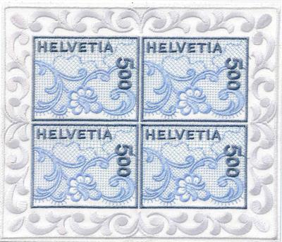 ** - Schweiz Nr. 1726 (Stickereimarke) im - Briefmarken