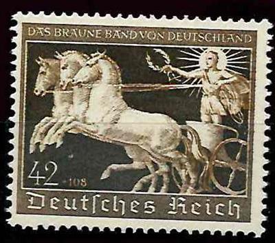 ** - D.Reich Nr. 747 (Braunes Band - Známky