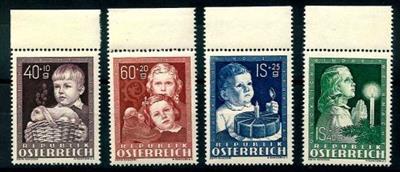 ** - Österreich   ANK Nr. 941/44 (Glückliche Kindheit), - Briefmarken