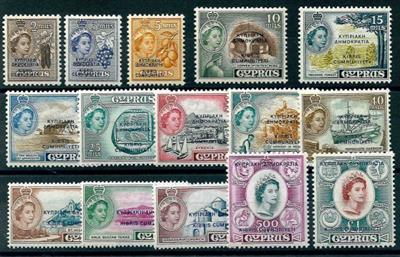 ** - Zypern Nr. 179/93, - Stamps
