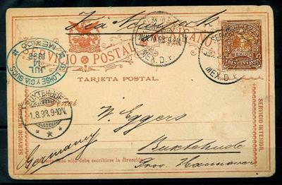 Mexico 1898 - private Werbe - Ganzsachen - Stamps