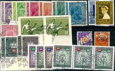 **/gestempelt - Liechtenstein, - Stamps