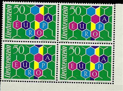 ** - Liechtenstein Nr. 398 im rechten - Stamps