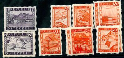 ** - Österr. 1947 orange/violette Landschaft, - Stamps