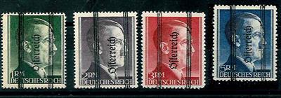 ** - Österr. Nr. 693 I/94 I u.695 II/96 II, - Briefmarken