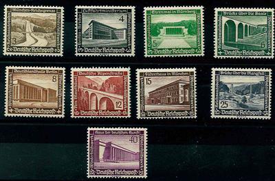 ** - D.Reich Nr. 634/42 (WHW 1936), - Briefmarken
