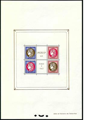 ** - Frankreich Block Nr. 3 (1937, - Briefmarken