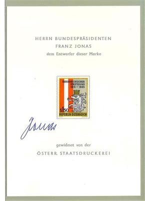 (*) - Österr. 1965 - sogen. Jonasblock - Briefmarken
