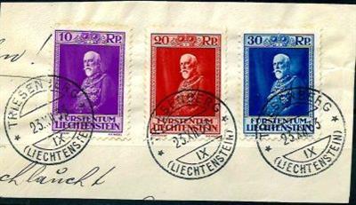 Liechtenstein Nr. 122/24, - Stamps