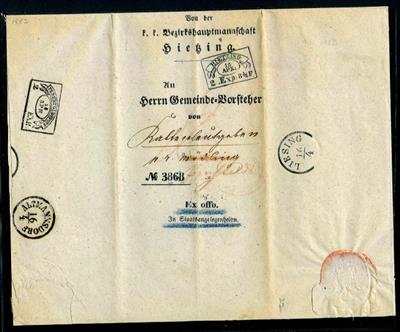 Poststück - Ex - Offo - Beleg aus - Stamps