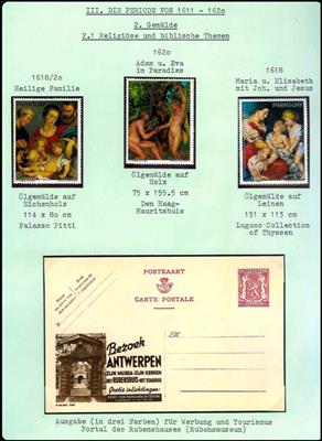 **/Poststück/Briefstück - Ausstellungssammlung "Peter Paul Rubes", - Briefmarken