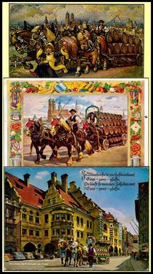 Poststück/Briefstück - Motivpartie "Bier", - Briefmarken