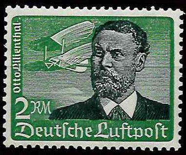 ** - D.Reich Nr. 538x (2 RM Lilienthal)   MI - Francobolli