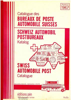 Schweiz: Broschüren u. Kataloge zur Schweiz-Philatelie, - Pohlednice