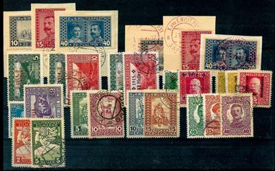 gestempelt - Partie Dubl. Bosnien ca. 1912/1918, - Briefmarken