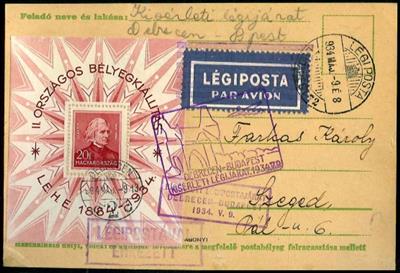Poststück - Ungarn, - Stamps