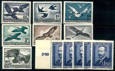 ** - Partie II. Rep. mit Flug 1950/53 - Wiederaufbau II - Auer Welsbach (5), - Stamps