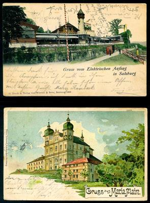 Ansichtskarten Poststück - 1898/1912 "Gruss - Známky