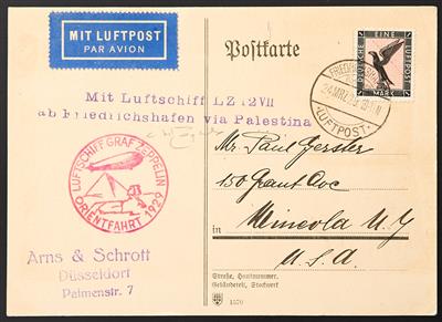 Poststück - Deutsches Reich - Luftschiff - Známky