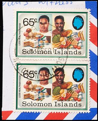 Salomonen Briefstück - 1991 Gesundheitsförderung, - Francobolli