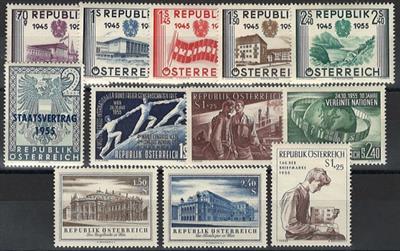 ** - Österr. Jahrgang 1955 kpl., - Stamps