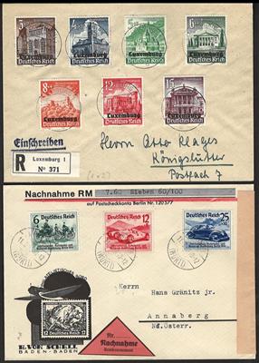 Poststück - Partie Poststücke D.Reich, - Briefmarken