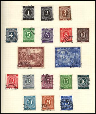 **/gestempelt/Poststück - Sammlung BRD 1949/1974 mit etwas Nachkriegsbes., - Francobolli