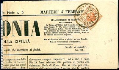 Lombardei  &  Venetien - Zeitungsstempelm. Nr. 2 IIa - Briefmarken