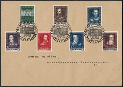 Poststück - Österr. 1948 Künstlerhaus - Briefmarken